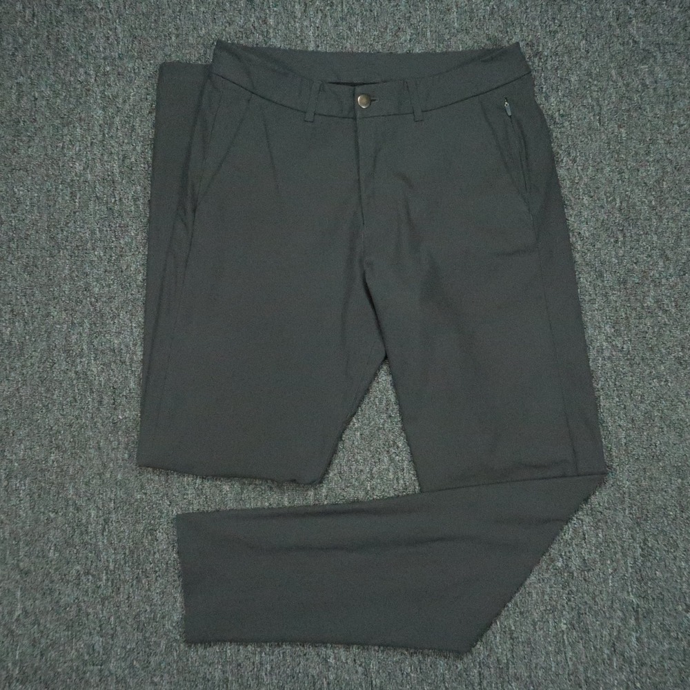 Lululemon Pants Mens 30x32 Gray Commission Slim Zip Pocket Stretch Trouser